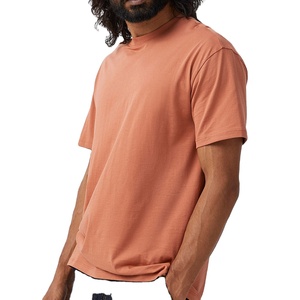 <b>MEN</b> WOMEN 100% Cotton <b>Half</b> <b>Sleeves</b> Round Neck Peach Breathable Quick Dry Casual Outdoor T-Shirt - Product Image 2