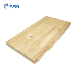 Estantes de Pared de Madera de Hevea de Primera Calidad, Estantes Flotantes Decorativos para Sala de Estar y Cocina de Lujo - Product Image 3