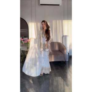 ชุดแฟนซีผู้หญิงพลัสโซและชุด dupatta พร้อมงานปักลำดับ - Product Image 3