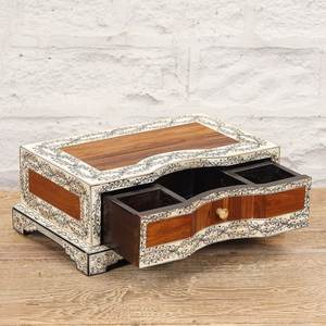 Caja con incrustaciones de hueso, caja artística hecha a mano para joyería, regalos, accesorios, adornos y decoración interior del hogar de primera calidad - Product Image 4
