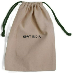 Custom Recyclable Organic Cotton Silk Screen Printed Jewelry Packaging <b>Drawstring</b> Bag Double String <b>Pouch</b> Bags New Gift & Craft - Product Image 5