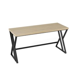 59-Inch Heavy-Duty Metal Frame and Crossbar <b>Computer</b> <b>Desk</b> Durable and Sturdy - Product Image 4