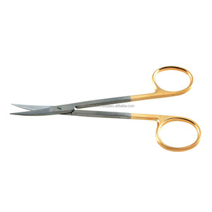 Super-Cut TC Iris Scissors 4.5 Inch Curved Sharp Tips CE & ISO Certified OEM ODM Available Wholesale Best Supplier - Product Image 4