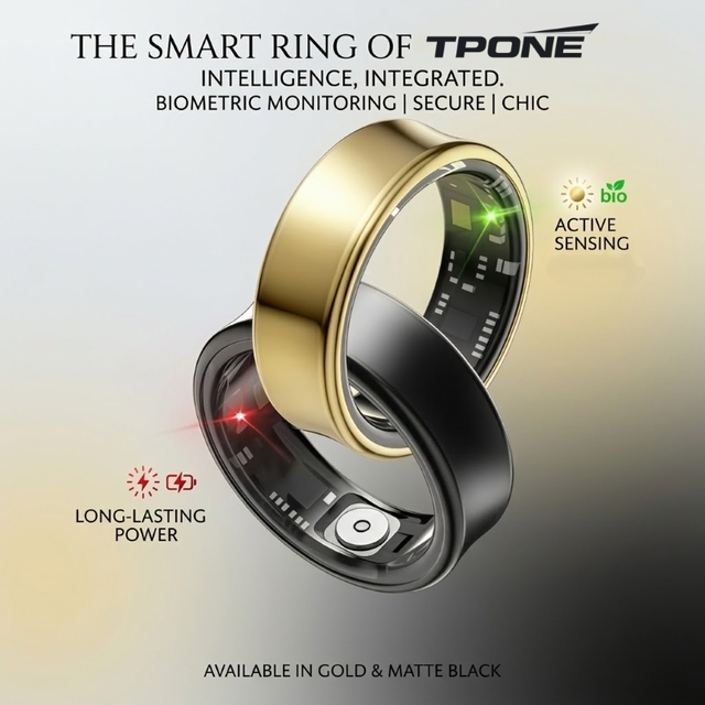 2026 Titanium Alloy Smart Ring Heart Rate SpO2 Sleep Exercise Tracker Gesture Remote Photo IP68 5ATM
