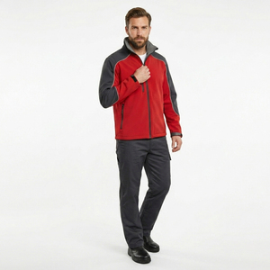 Nouvelle arrivée : veste bomber softshell ou en polaire pour homme, design élégant et décontracté, logo personnalisé, coupe-vent, commandes en gros. - Product Image 5