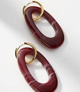 ต่างหูเรซิ่นคุณภาพพรีเมียม รุ่นใหม่ปี 2025 น่ารัก สีสันสดใส รูปทรงวงรีขนาดใหญ่ ทำจากพลาสติกเรซิ่นอะคริลิก นำเข้าจากอินเดีย - Product Image 3