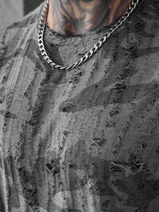 Men's Summer Casual Gym Tank <b>Top</b> 100% Cotton Breathable Comfortable Sleeveless Tee <b>Maroon</b> Black Design - Product Image 4