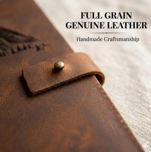 Carnet en cuir personnalisé – Journal en cuir gravé sur mesure – Carnet A5 rechargeable, journal d'écriture fait main, cadeau pour lui - Product Image 6