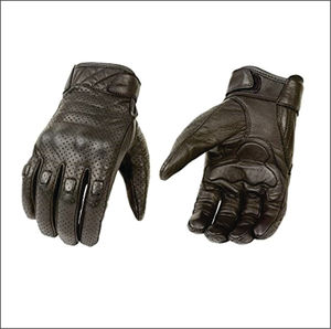 Custom Genuine Sheepskin Leather Outdoor Motorcycle Gloves | High Quality Men Motorbike Leather Driving Gloves Windproof - Product Image 4