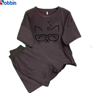 Ensemble décontracté unisexe 2 pièces personnalisé, nouvelle mode, t-shirt à manches courtes et short, survêtement imprimé - Product Image 2