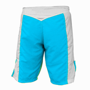 Shorts d'entraînement de combat (MMA, Grappling, BJJ, Jiu Jitsu, Lutte) à blocs de couleur, en polyester et coton, respirants, légers, durables, par sublimation, taille XL - Product Image 1