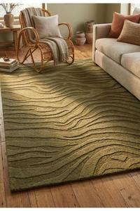Indian Export Quality Logo Woven Wool <b>Carpet</b> Rug Anti-Slip Geometric Thick Non-Shedding Indoor Flooring for Bedroom & Playroom - Product Image 3