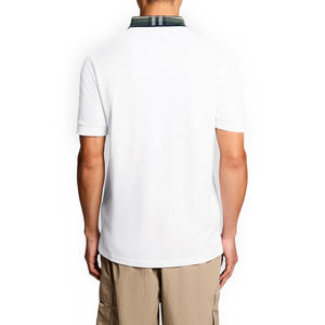 Polo Premium con Cuello Tartán para Hombre, Corte Regular, Tejido Piqué de Algodón Transpirable, Cómodo, Informal, Personalizable, Marca Privada - Product Image 2