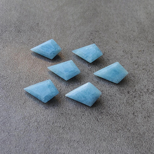 Aigue-marine naturelle facettée, taille calibrée AAA+, forme cerf-volant pour bijoux, toutes tailles disponibles - Product Image 4