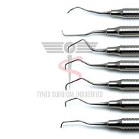 Peralatan Gigi Profesional Premium Gracey Curette Kits, Gracey Curette Kits yang Dapat Digunakan Kembali, Gracey Curette Kits yang Andal untuk Klinik