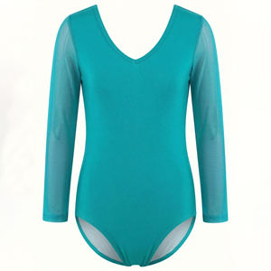 Maillot de Gimnasia Rítmica para Mujer, Manga Larga, Sexy, Estampado, Diseño Personalizado, Ropa Deportiva, Leotardos de Animadoras, Colores Personalizados, OEM - Product Image 6
