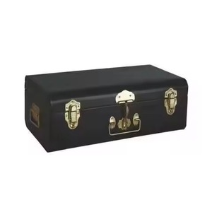 ustom Matte Chestnut Brown <b>Metal</b> <b>Storage</b> <b>Trunk</b> Box <b>Powder</b> <b>Coated</b> Iron Minimalist Household Keepsake Organizer <b>Storage</b> Box - Product Image 6