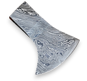 Hacha de Acero de Damasco Personalizable Estilo Vikingo Nordic Forge, Cabeza de Hacha Forjada a Mano para Fabricantes Personalizados - Product Image 4