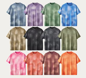 T-shirts personnalisés pour hommes 100 % coton, coupe oversize, style vintage délavé au soleil et à l'acide, longueur longue, écologiques et respirants - Product Image 6