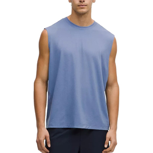 Camiseta Deportiva Personalizada para Hombre, Sin Mangas, para Gimnasio, Transpirable, de Algodón y Elastano, Chaleco Atlético de Alta Calidad para Entrenamiento - Product Image 1