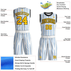 <b>Athletic</b> Basketball Uniforms Custom Basketball Uniforms with Modern Designs and Flexible Fabrics - Product Image 5