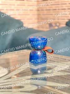 Introducing New Trendy Blue Resin Incense <b>Burner</b> Brown Leather Therapeutic Use Eco-Friendly Durable Perfect Blend Elegance - Product Image 2