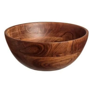 Cuencos de madera de acacia de primera calidad, estilo lujoso, para cenas, almuerzos, bodas, restaurantes, suministros de comida, cuencos de madera para fiestas - Product Image 1