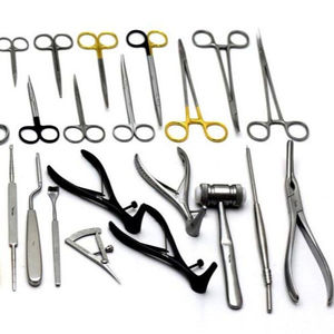Ensemble d'instruments de chirurgie plastique pour rhinoplastie et septoplastie en acier inoxydable, certifié CE Classe I, manuel, ISO13485 - Product Image 3