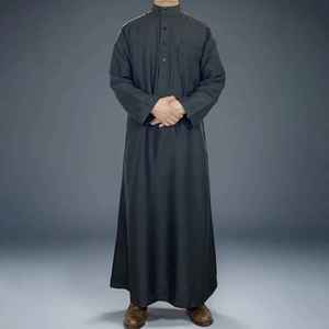 Classic <b>Men</b> Jubba Traditional Arabic <b>Thobe</b> Long Sleeve Muslim Clothing Wholesale Manufacturer <b>Men</b> Jubba - Product Image 2