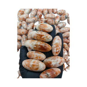 Venta al por mayor Shiva Lingam tallas de piedras preciosas espirituales Rodonita natural rosa rojizo cabujón Reiki meditación piedras preciosas sueltas - Product Image 2