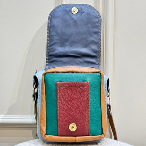 Riñonera de cuero reciclado hecha a mano occidental con cinturón ajustable riñonera elegante Vintage única riñonera ajustable a la cadera - Product Image 6