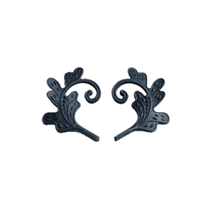 Forged <b>Cast</b> Iron Fence Gate Accessories Anti Rust European Style Weldable Components <b>Powder</b> Coated Vietnam Manufacturer - Product Image 2