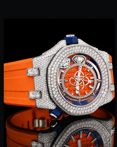Factory Direct Full Moissanite Diamond Watch Men Luxury VVS Stone <b>Automatic</b> <b>Wristwatch</b> - Product Image 2
