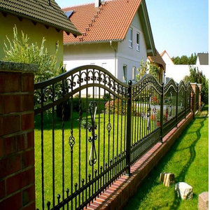Paneles de Cerca Metálica para Exteriores, Cerca de Hierro Forjado para Jardín, Cerca de Acero Resistente a la Oxidación, Diseño Personalizado - Product Image 2
