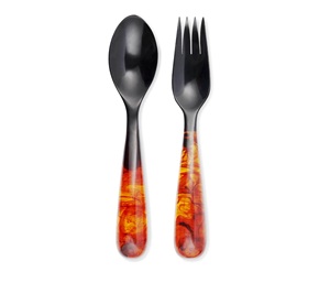 Juego de Utensilios para Servir Ensaladas de Color Azul, Producto Único, Ecológico, Apto para Lavavajillas, Utensilios para Ensaladas para el Hogar y la Cocina, Hecho en India - Product Image 4