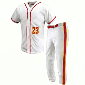 Uniforme de Béisbol Deportivo, Tejido Transpirable, Ligero, Cómodo, de Buena Calidad, Ideal para Partidos - Product Image 3
