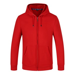 เสื้อฮู้ดดี้คุณภาพสูง เนื้อผ้าคอตตอน 100% หนานุ่ม สำหรับผู้ชาย สกรีนโลโก้ได้ตามต้องการ ซิปยาวเต็มตัว ผ้าเฟรนช์เทอร์รี่ ฟลีซ พูลโอเวอร์ เสื้อฮู้ดดี้หนา - Product Image 2