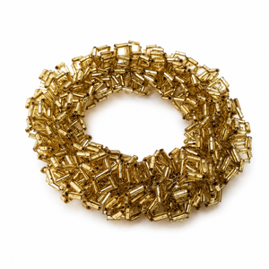 Antique Gold Plated Napkin <b>Rings</b> | Beaded Napkin Holder Luxury Wedding Table Decor | Dining Table Napkin <b>Rings</b> Party Decor - Product Image 6