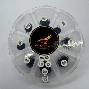 ขนตาปลอมแบบสำเร็จรูป 3D-20D  ความยาวผสมแบบธรรมชาติ  โค้ง CC/DD/LD/M  ผสมหลายแบบ  รับทำโลโก้  นุ่มเป็นธรรมชาติ - Product Image 4