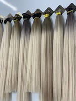 Extensions de cheveux humains vietnamiens non traités en gros, vierges Remy, en vrac, double trame, ondulation naturelle, lisses soyeux, ondulation lâche