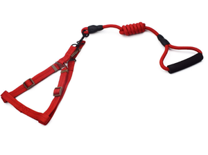 Calming kerah bercahaya pegangan ganda tali kepala sublimasi tali anjing lembut dicetak nilon dan set untuk anjing besar tidak ada tarik - Product Image 5