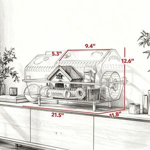 Gabbia di Lusso in Acciaio Inossidabile per Animali Domestici con Motivo Personalizzato per Razze Piccole, Medie e Grandi per Allevamento e Alloggio Interno - Product Image 4