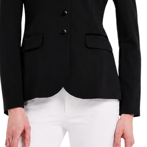Chaqueta Ecuestre Negra para Mujer, Blazer de Montar a Caballo a la Medida, Abrigo Clásico para Competencia Hípica, Fabricación Personalizada OEM ODM, Venta al Por Mayor - Product Image 6