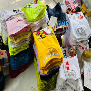 Boys Children Kids T Shirts Premium Quality Girls School Wear T-Shirt Wholesale Surplus Branded Overrun Apparel Stock Bangladesh - Product Image 2