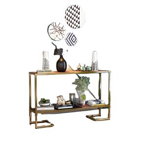 โต๊ะกาแฟเหล็ก โต๊ะคอนโซล เฟอร์นิเจอร์ห้องนั่งเล่นทันสมัย ตกแต่งบ้านอย่างหรูหราและมีสไตล์ - Product Image 3