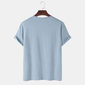 Camiseta de Lujo para Hombre, Estilo Urbano, 100% Algodón Tejido, Diseño Liso, Lavado Ácido, Calavera Vintage, Estilo High Street - Product Image 6