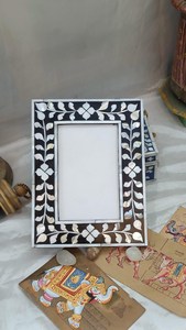 Premium Bone Inlay Wooden Photo <b>Frame</b> Handmade Mosaic Custom Modern Classic Decorative Portrait Display <b>Frame</b> Home Decor - Product Image 2
