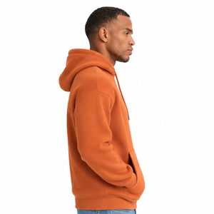 <b>Men</b> Waffle Knit Hoodie Custom Pullover <b>Thermal</b> Hooded Sweatshirt Casual Long Sleeve Textured Sportswear Streetwear OEM ODEM - Product Image 2