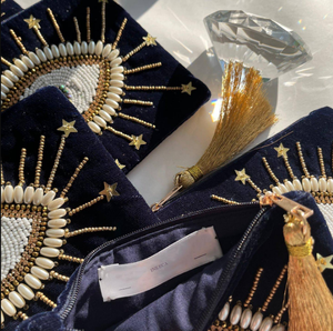 Bolsas de Joyería de Lino Hechas a Mano con Diseño Floral y Cierre Personalizado, Bolsa de Embalaje con Bordado de Cuentas para Regalo de Boda, Maquillaje, Lujo - Product Image 3