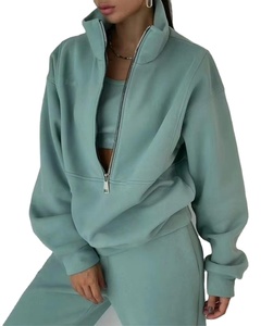 Surdimensionné Respirant Personnaliser Costume de Sport pour Femme Polaire Athleisure Sets Survêtement Meilleure Qualité - Product Image 1